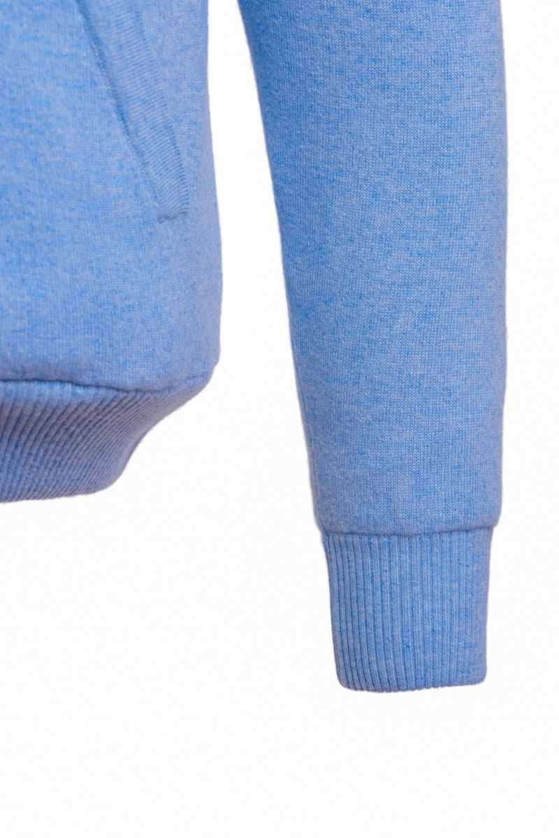 Sartorio Cashmere-Beaver Lined Bomber — Light Blue