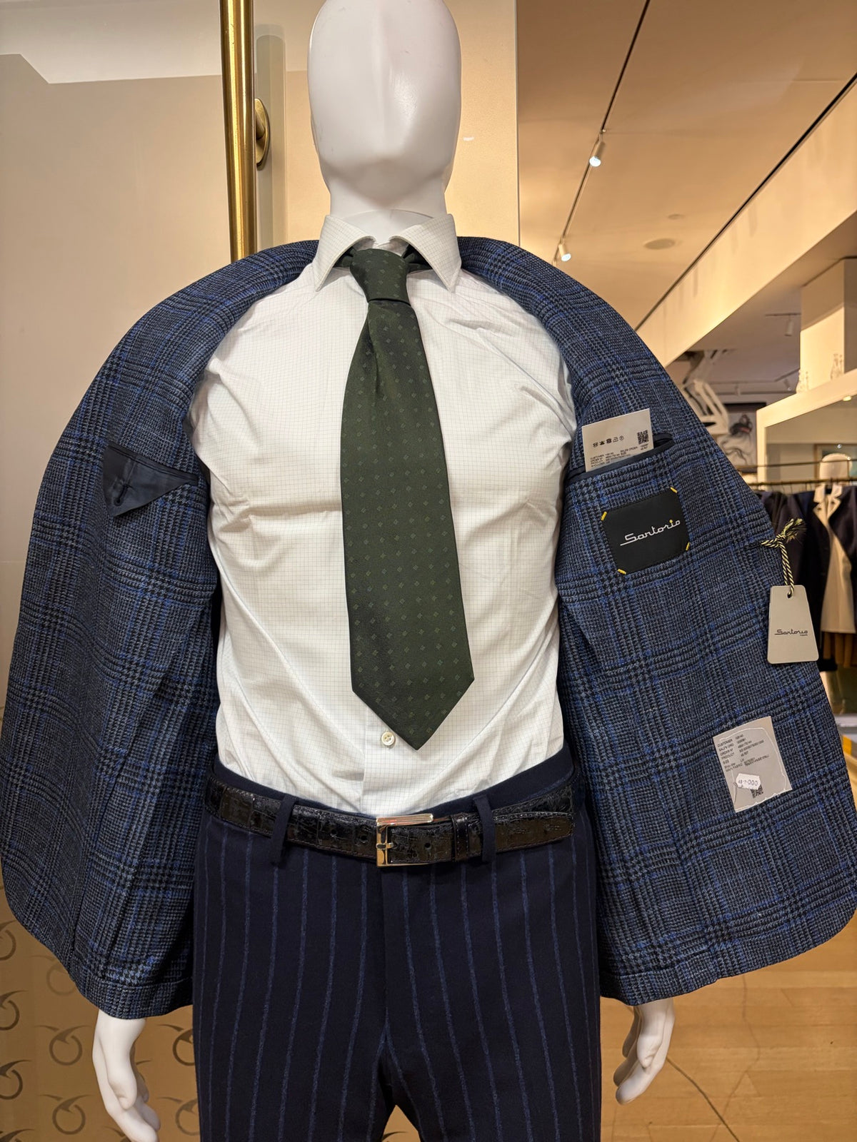 Unlined interior - Sartorio label