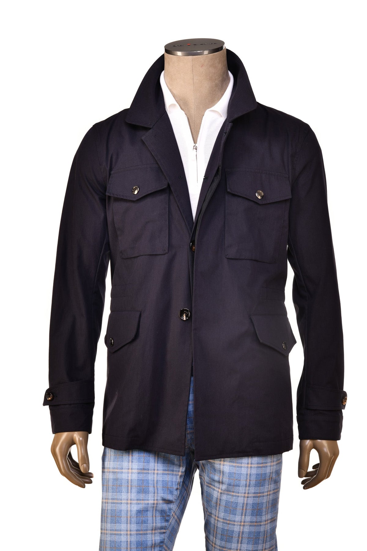 Kired Bugna Cotton Light Jacket — Midnight Blue