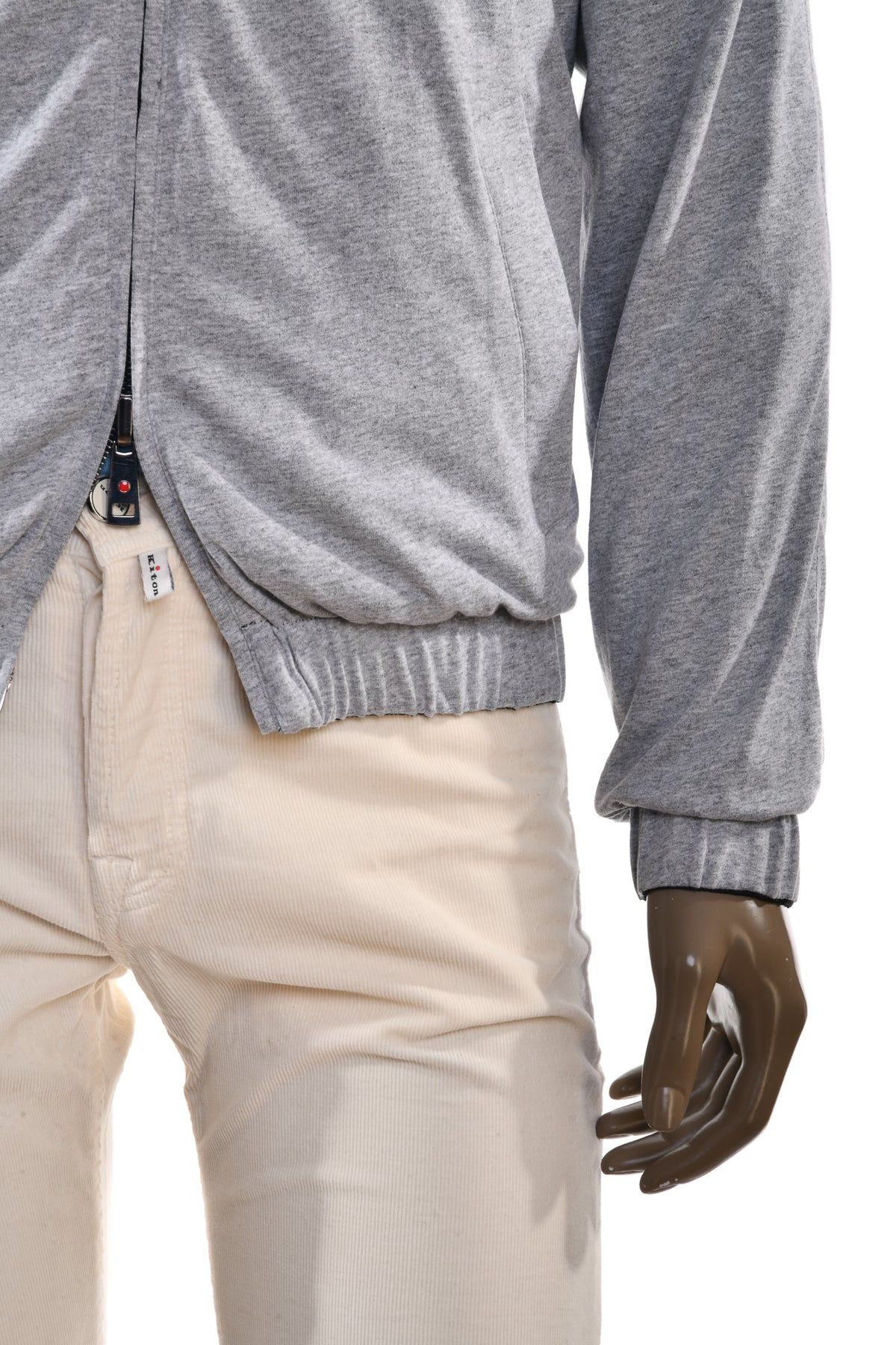 Kired Sam Nylon Zip-Up Reversible Jacket — Black/ Light Grey