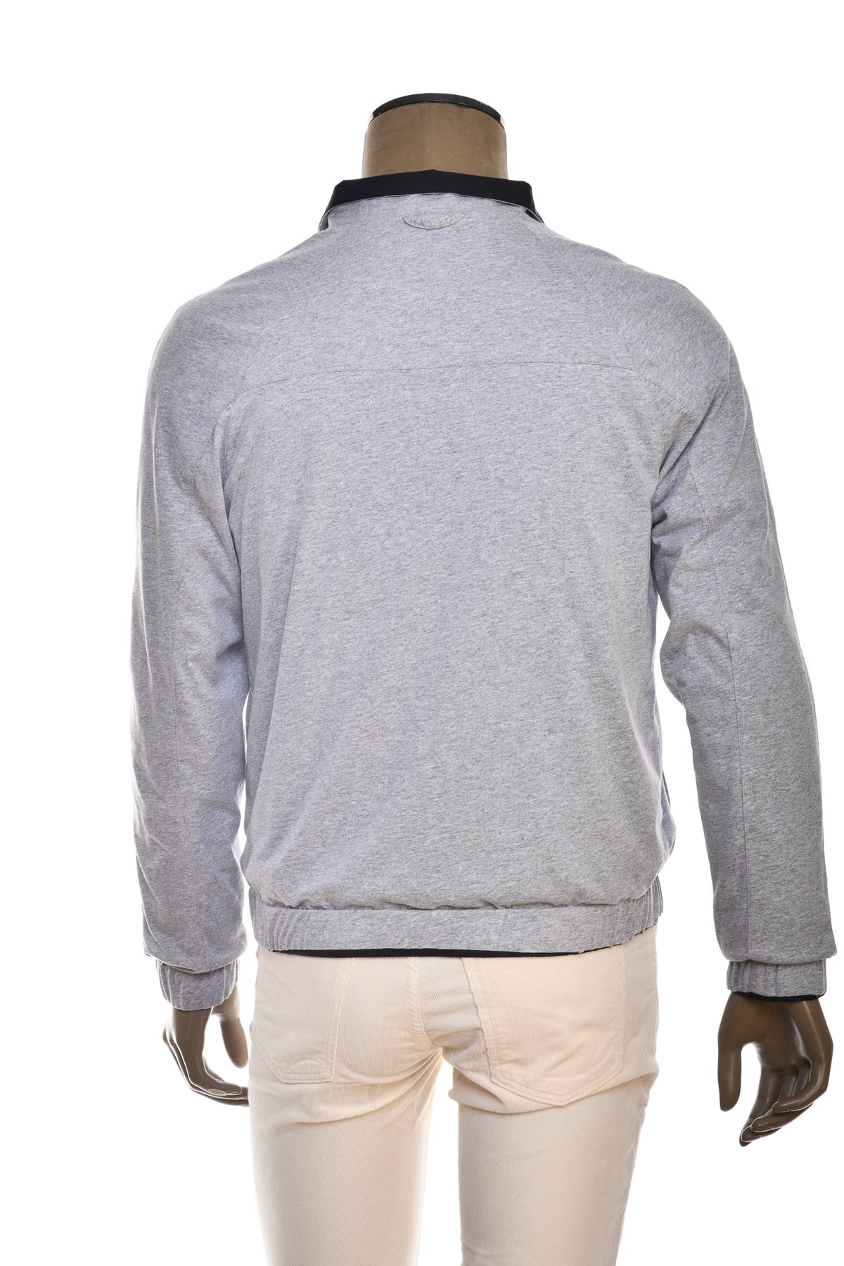 Kired Sam Nylon Zip-Up Reversible Jacket — Black/ Light Grey
