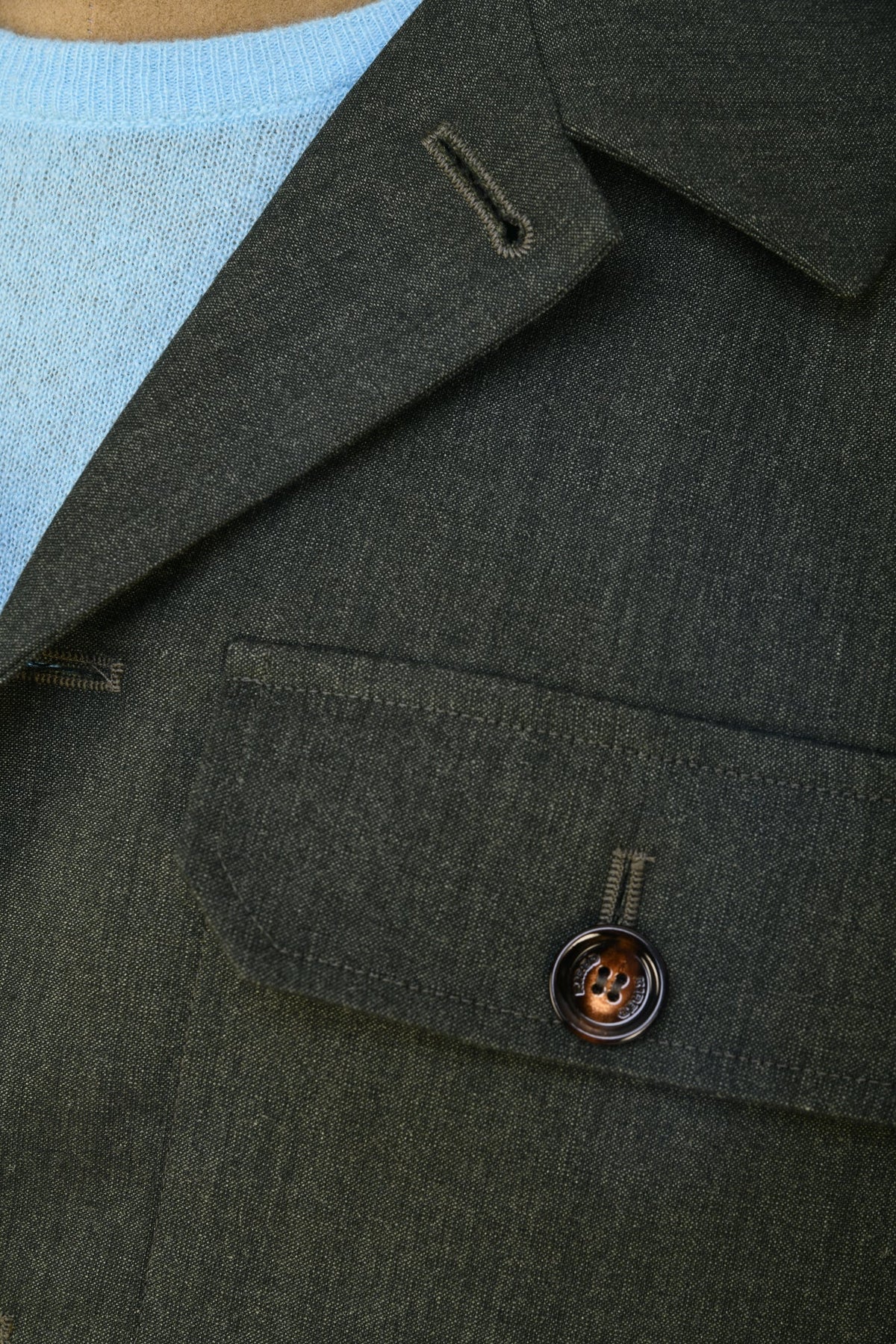 Kired Leo Wool Light Jacket — Green