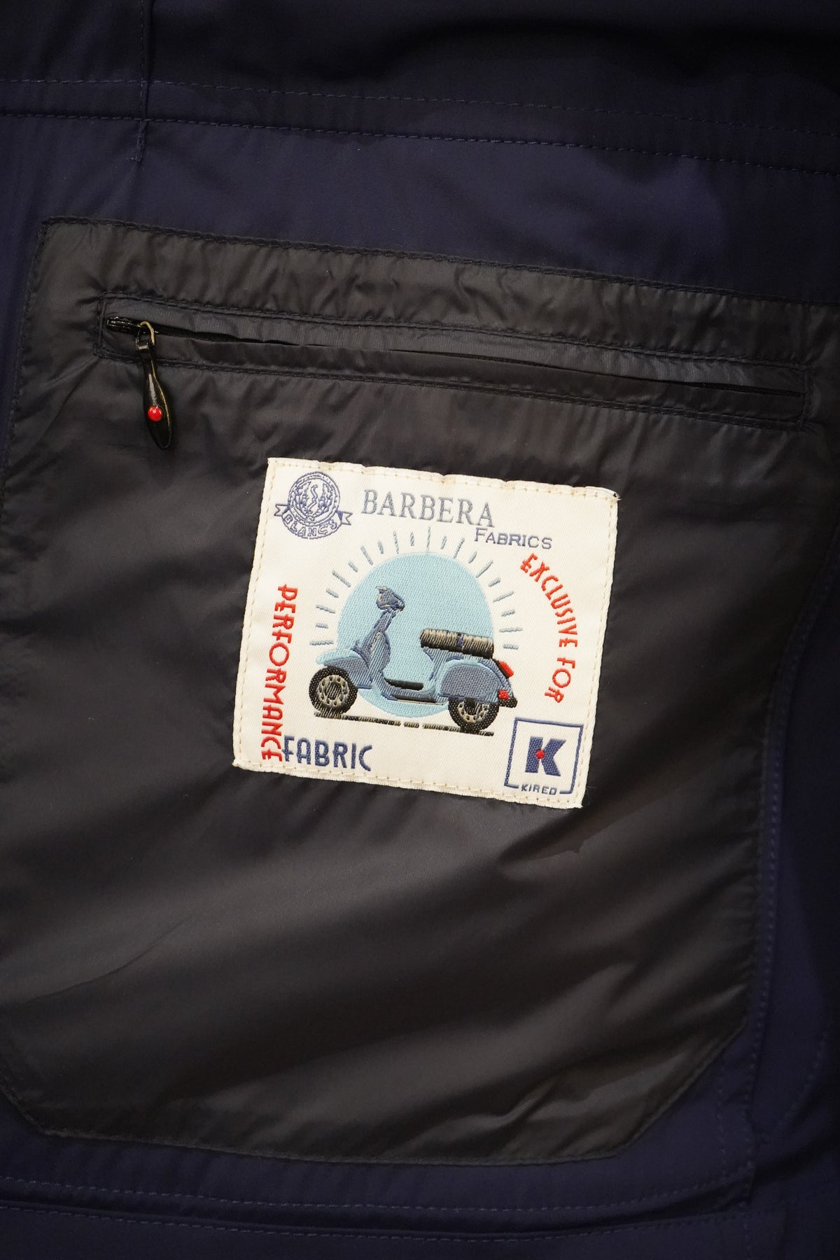 Kired Piggi Nylon-Elastane Jacket — Blue
