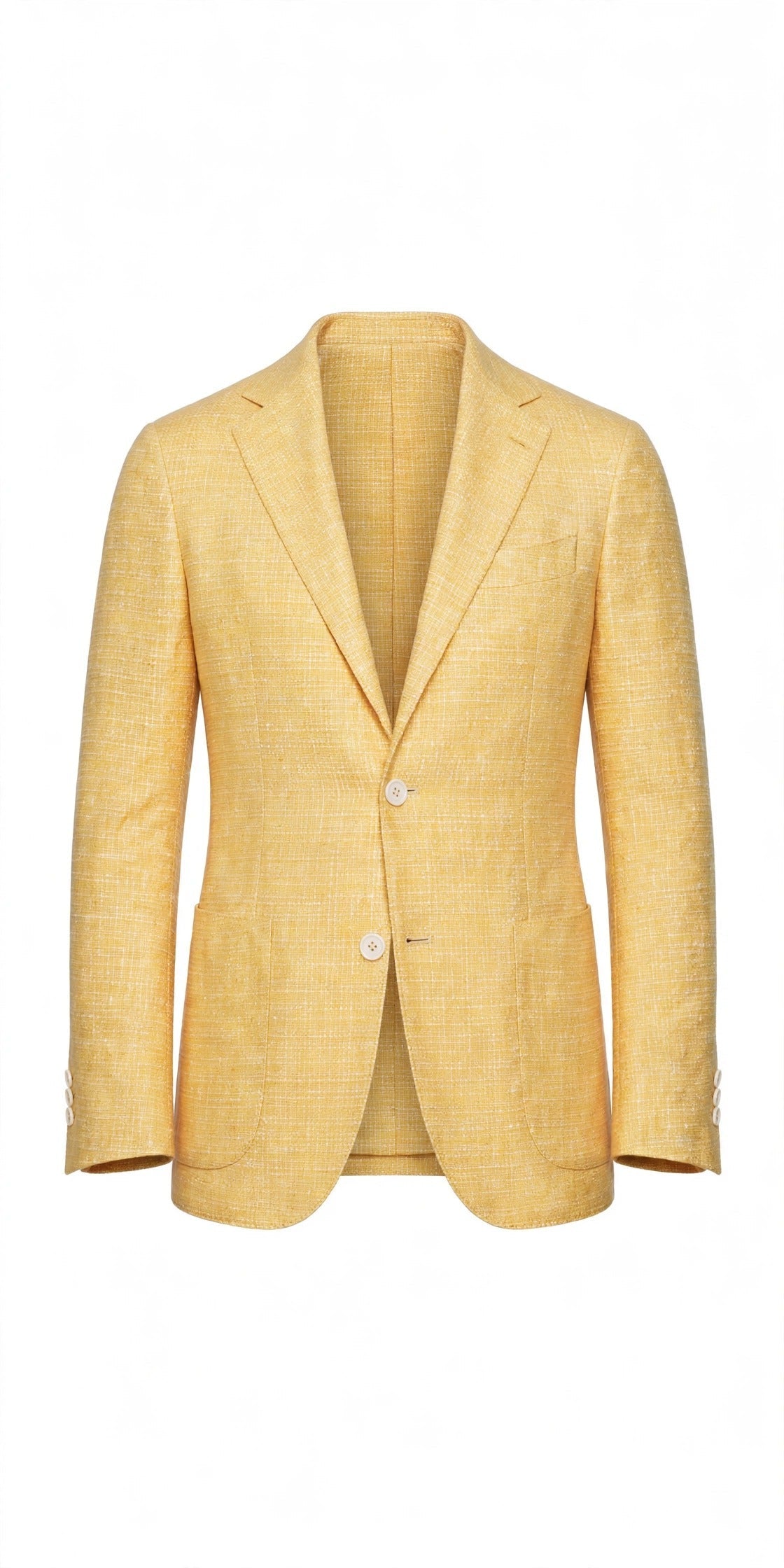 Sartorio Woven Cashmere Sport Jacket — Yellow