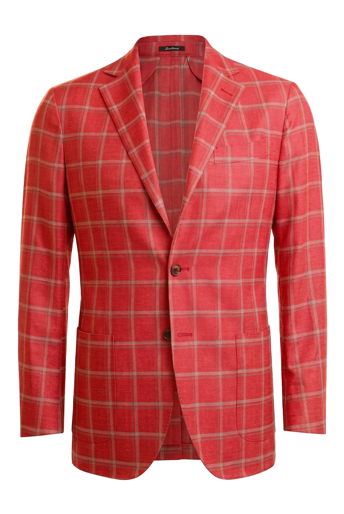 Sartorio Cashmere Double Windowpane Sport Jacket