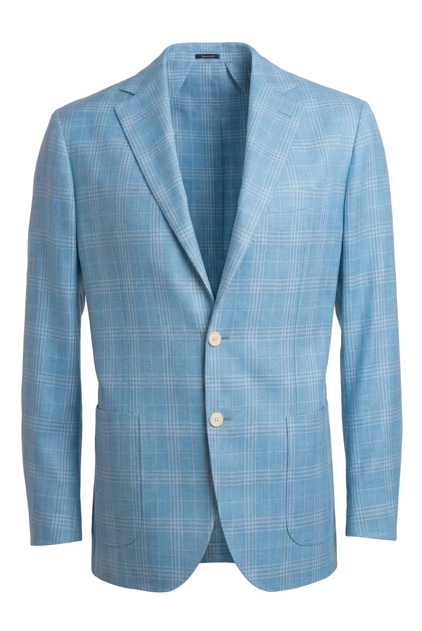 Sartorio Checked Virgin Wool Sport Jacket