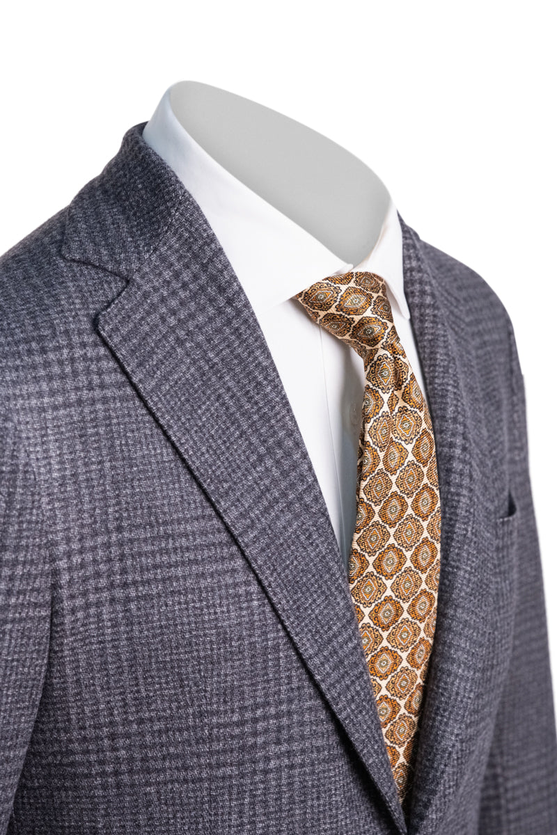 Sartorio Prince of Wales Wool-Cashmere Suit
