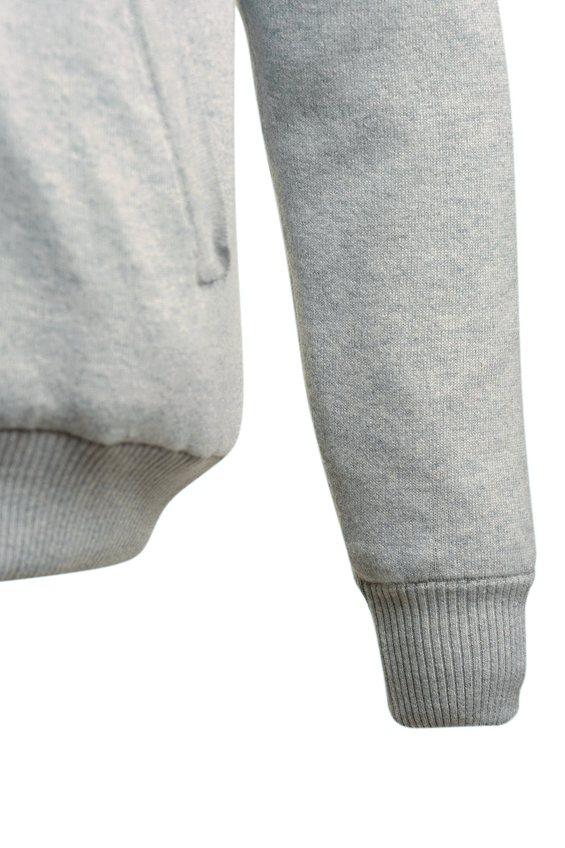 Sartorio Cashmere-Beaver Lined Bomber — Light Grey