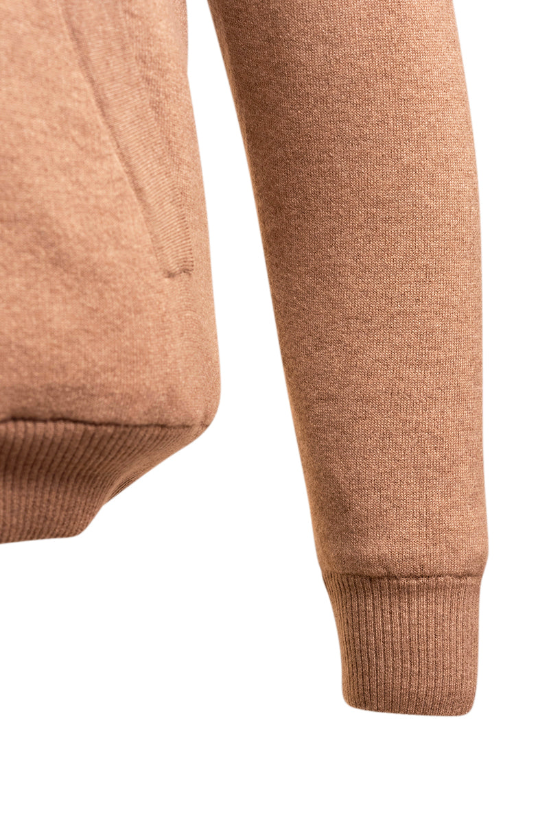 Sartorio Cashmere-Beaver Lined Bomber — Taupe