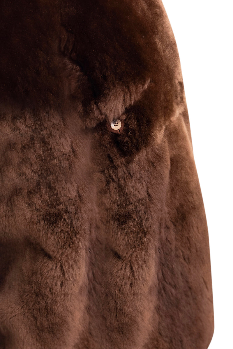 Sartorio Cashmere-Beaver Lined Bomber — Taupe