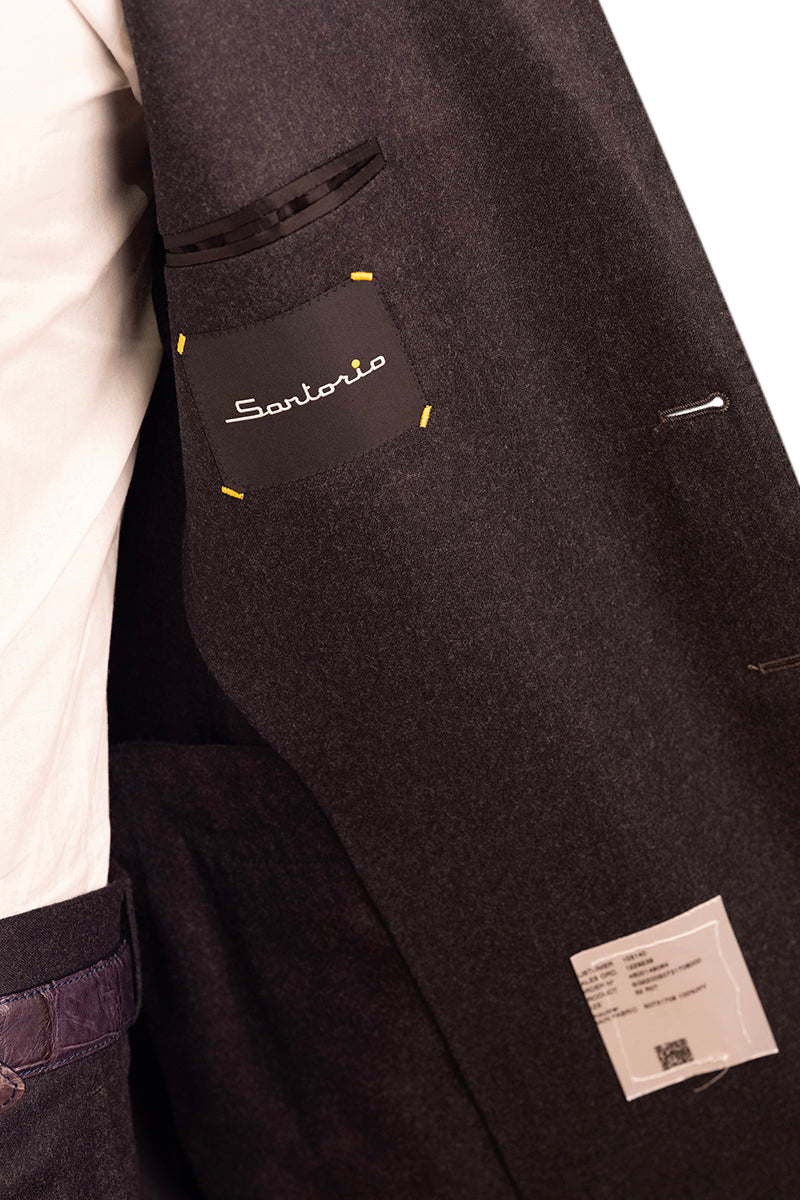 Sartorio Marled Virgin Wool Suit