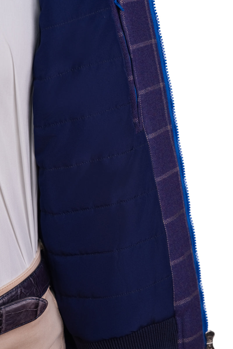 Carlo Barbera Beto Windowpane Cashmere Jacket