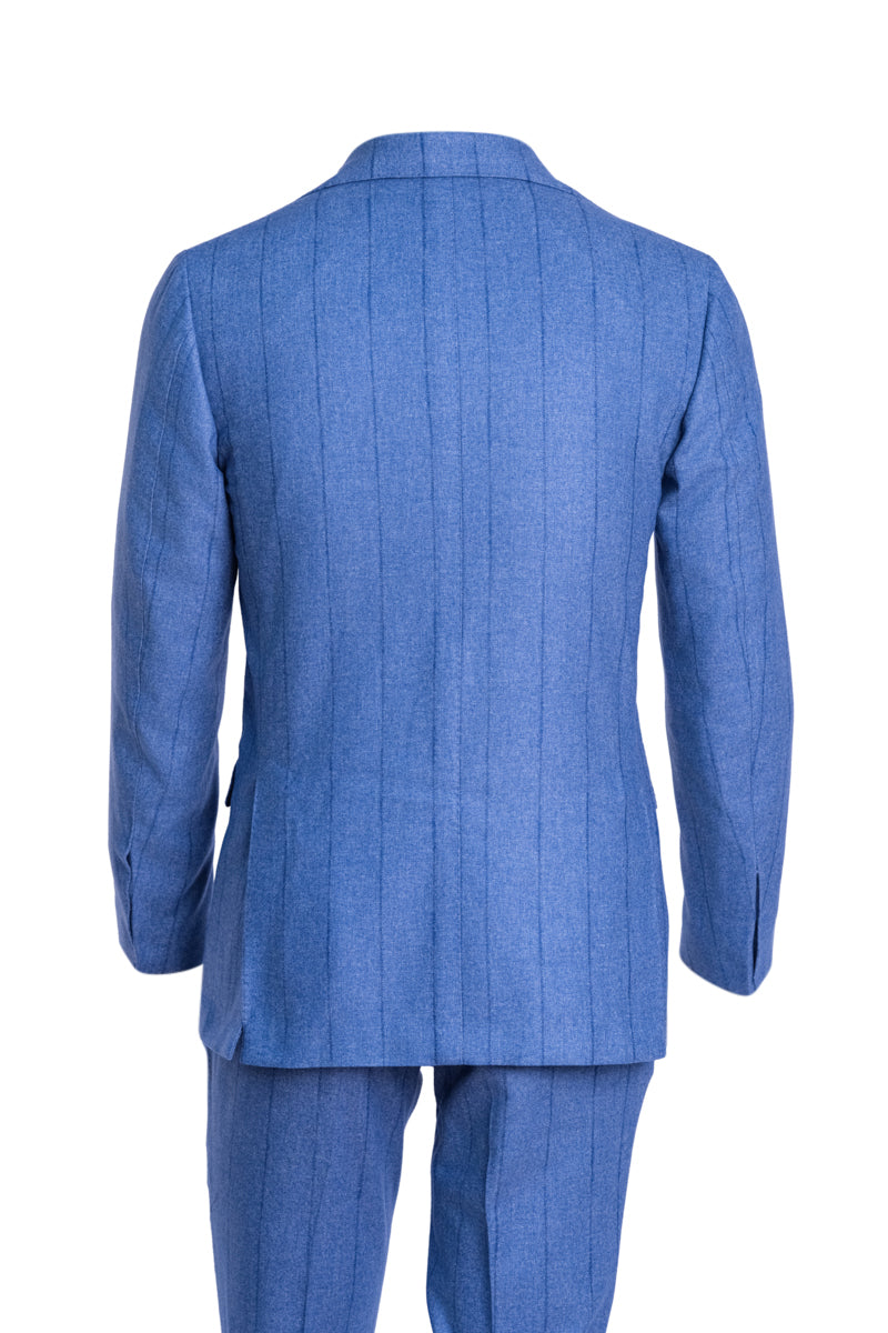 Sartorio Pinstripe Virgin Wool-Cotton-Cashmere Suit