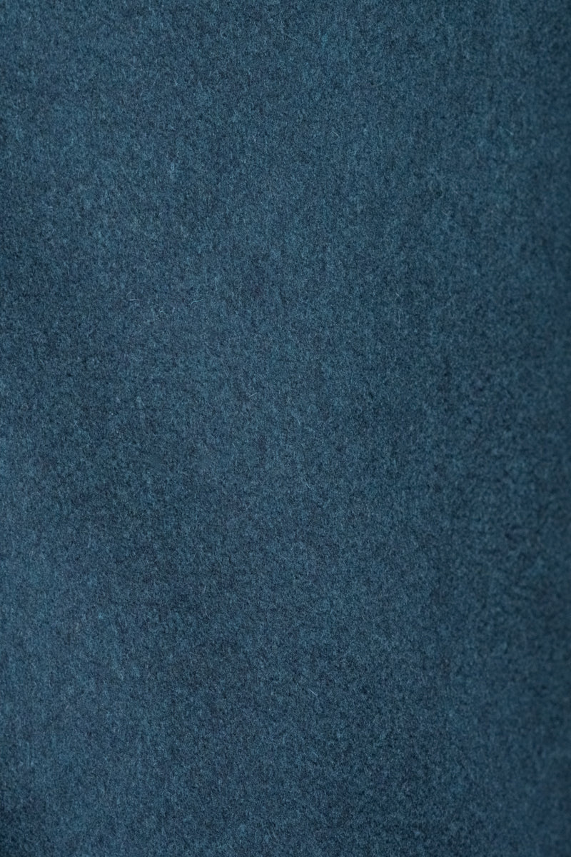 Kired by Kiton PARANA1 Cashmere Reversible Overcoat — Forest Green/ Midnight Blue