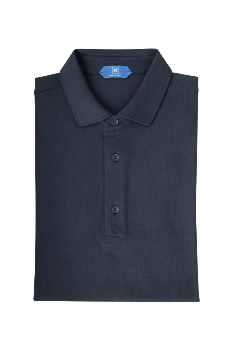 Kired POSI Short Sleeve Quarter Button Polo Shirt
