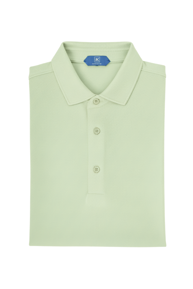 Kired POSI Short Sleeve Quarter Button Polo Shirt