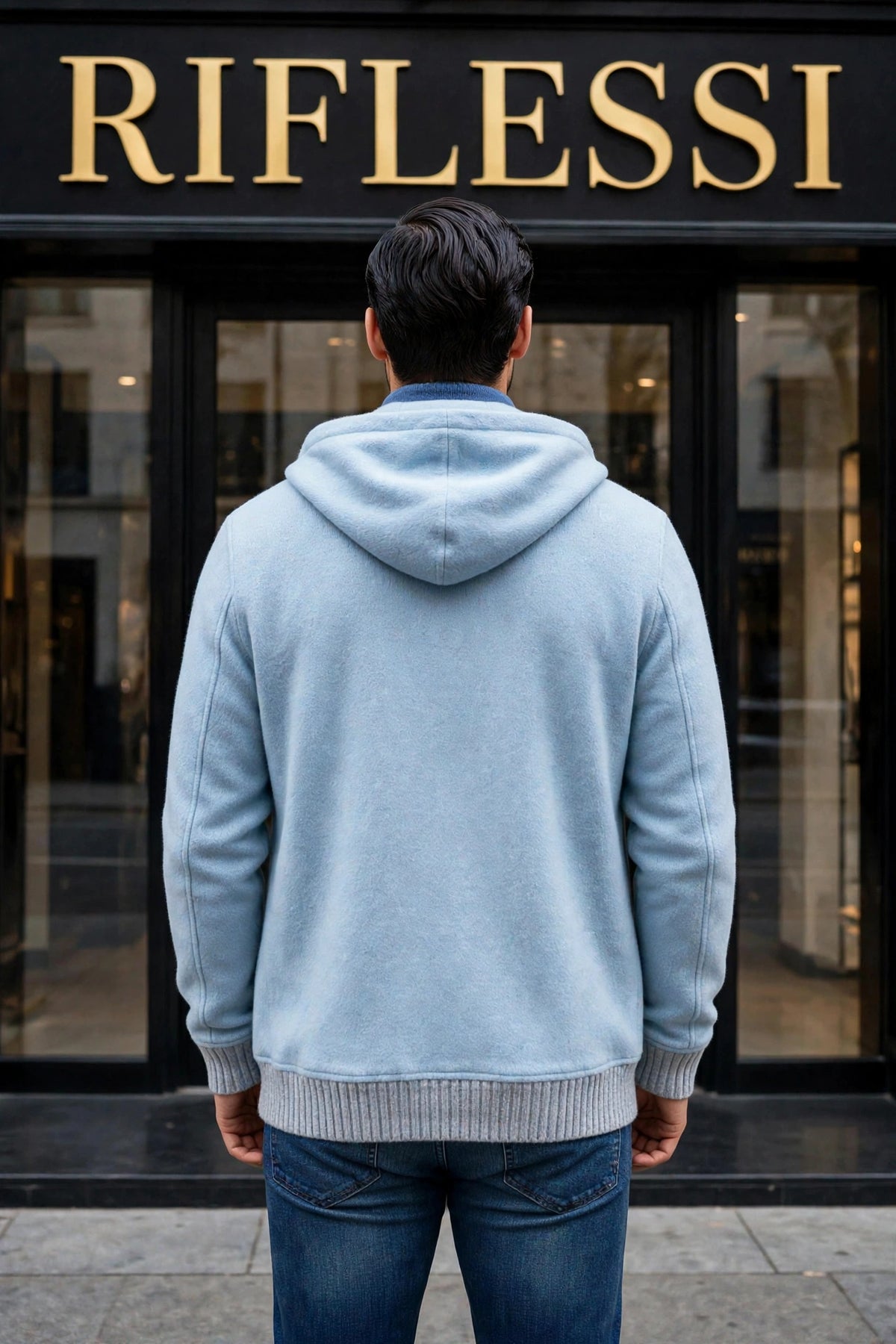 Kired by Kiton Barwa Cashmere Reversible Jacket