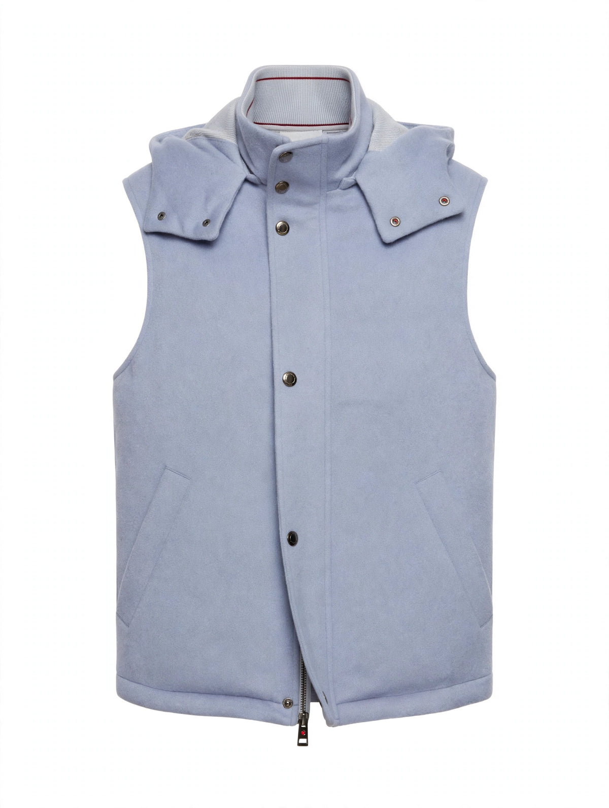 Kired by Kiton BEAR Cashmere-Nylon-Goose Down-Wool Vest