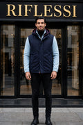Kired by Kiton BEAR Cashmere-Nylon-Goose Down-Wool Vest