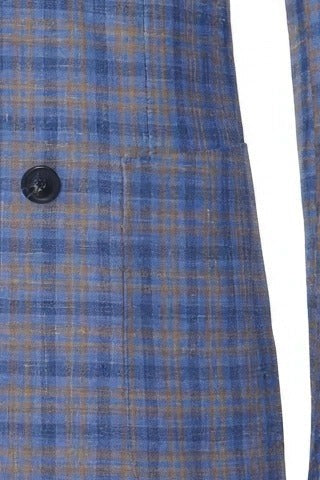 Sartorio Double Breasted Virgin Wool-Silk Sport Jacket