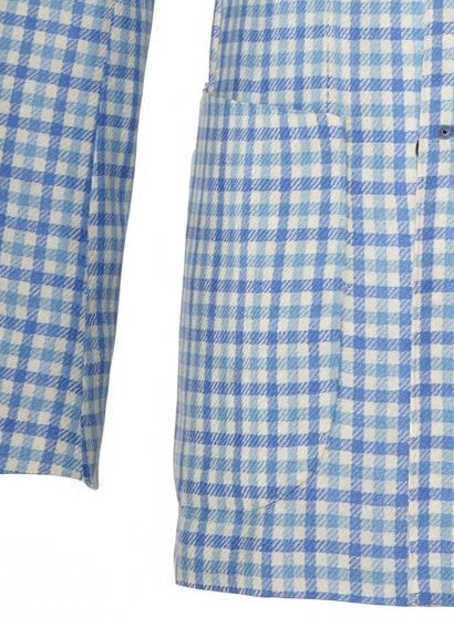 Sartorio Double Breasted Shepherd Check Cashmere Sport Jacket
