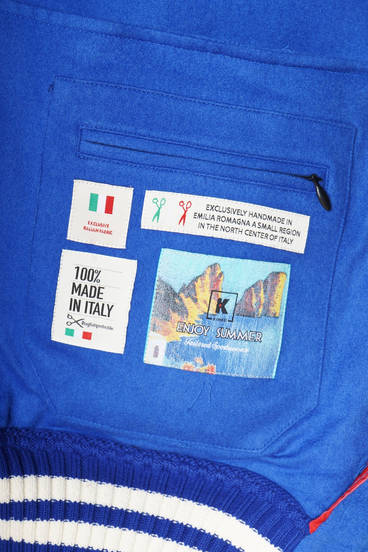 Kired Didier Cashmere Light Jacket — Blue