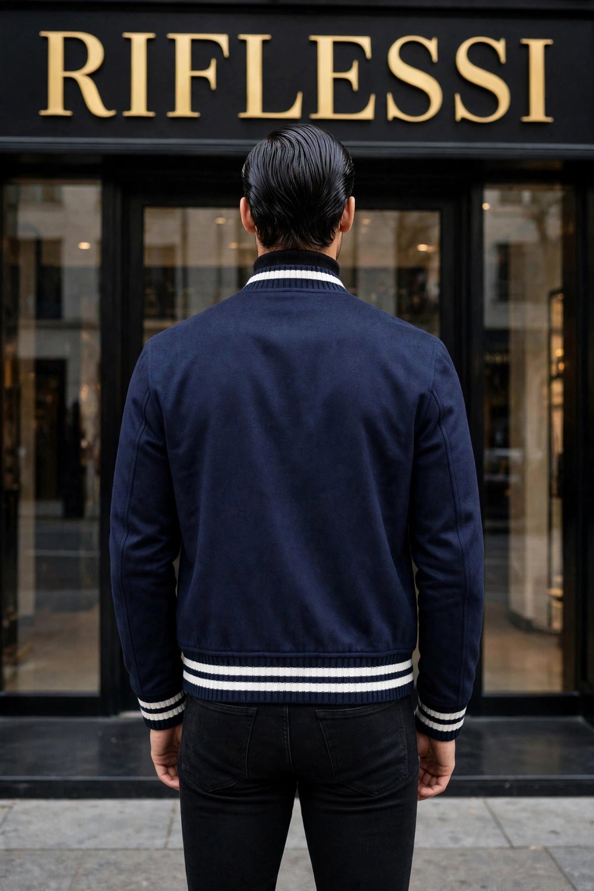Kired Didier Cashmere Light Jacket — Dark Blue