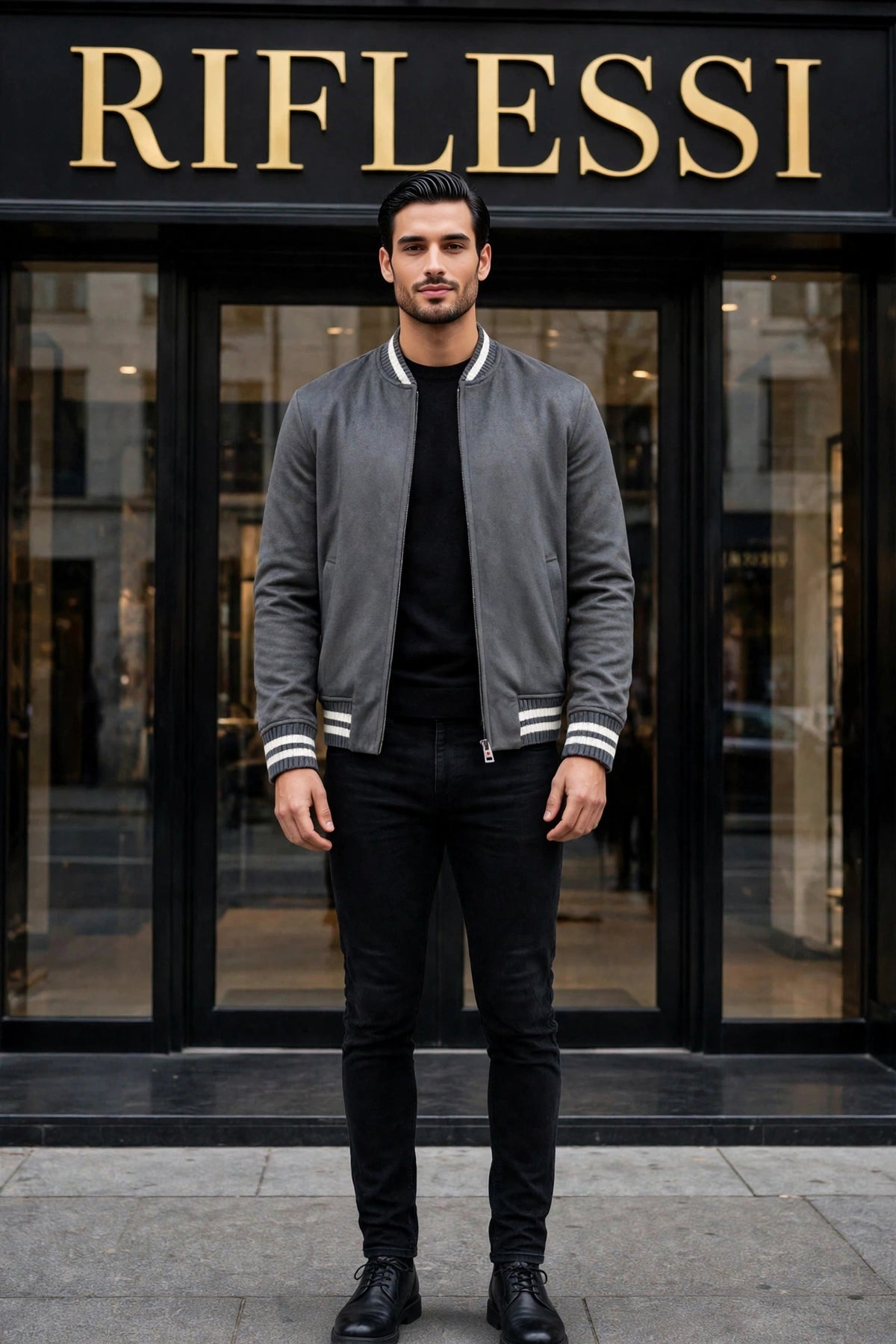 Kired Didier Cashmere Light Jacket — Grey