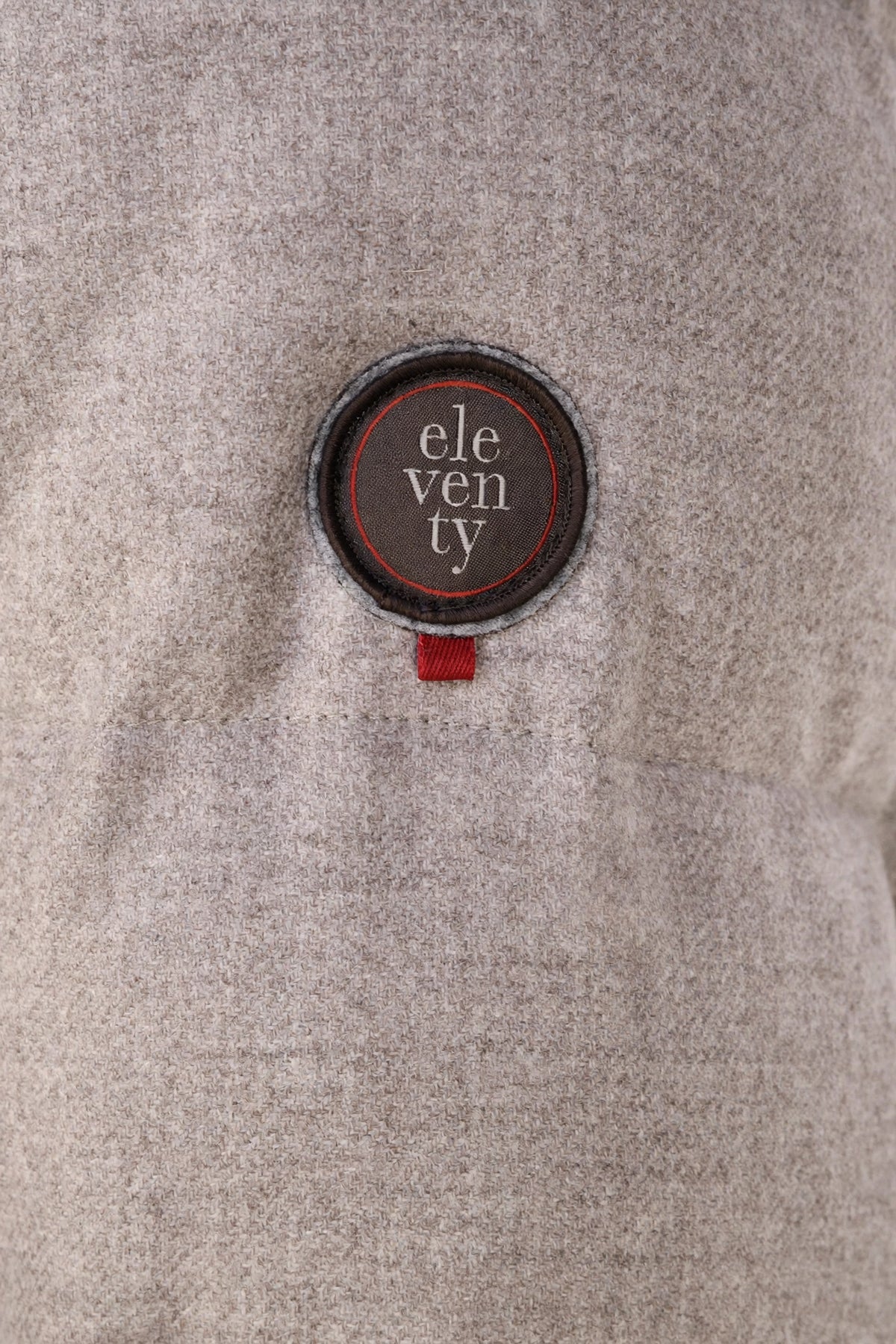 Eleventy Cotton-Wool Coat w/ Removable Coyote Fur Trim Hood