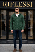 Kired Erik Lambskin Light Jacket — Forest Green