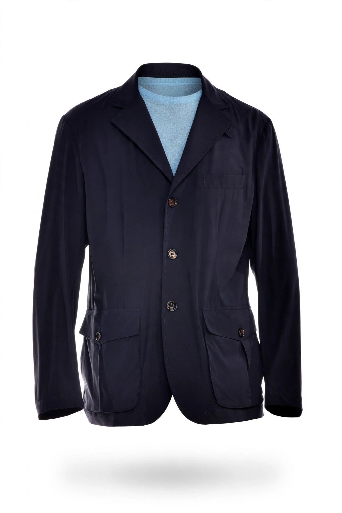 Kired Piggi Nylon-Elastane Jacket — Dark-Blue