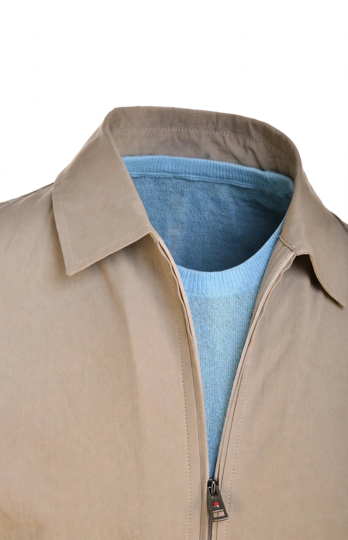 Kired by Kiton Stick Cotton Jacket — Light Brown