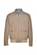 Kired by Kiton Stick Cotton Jacket — Light Brown