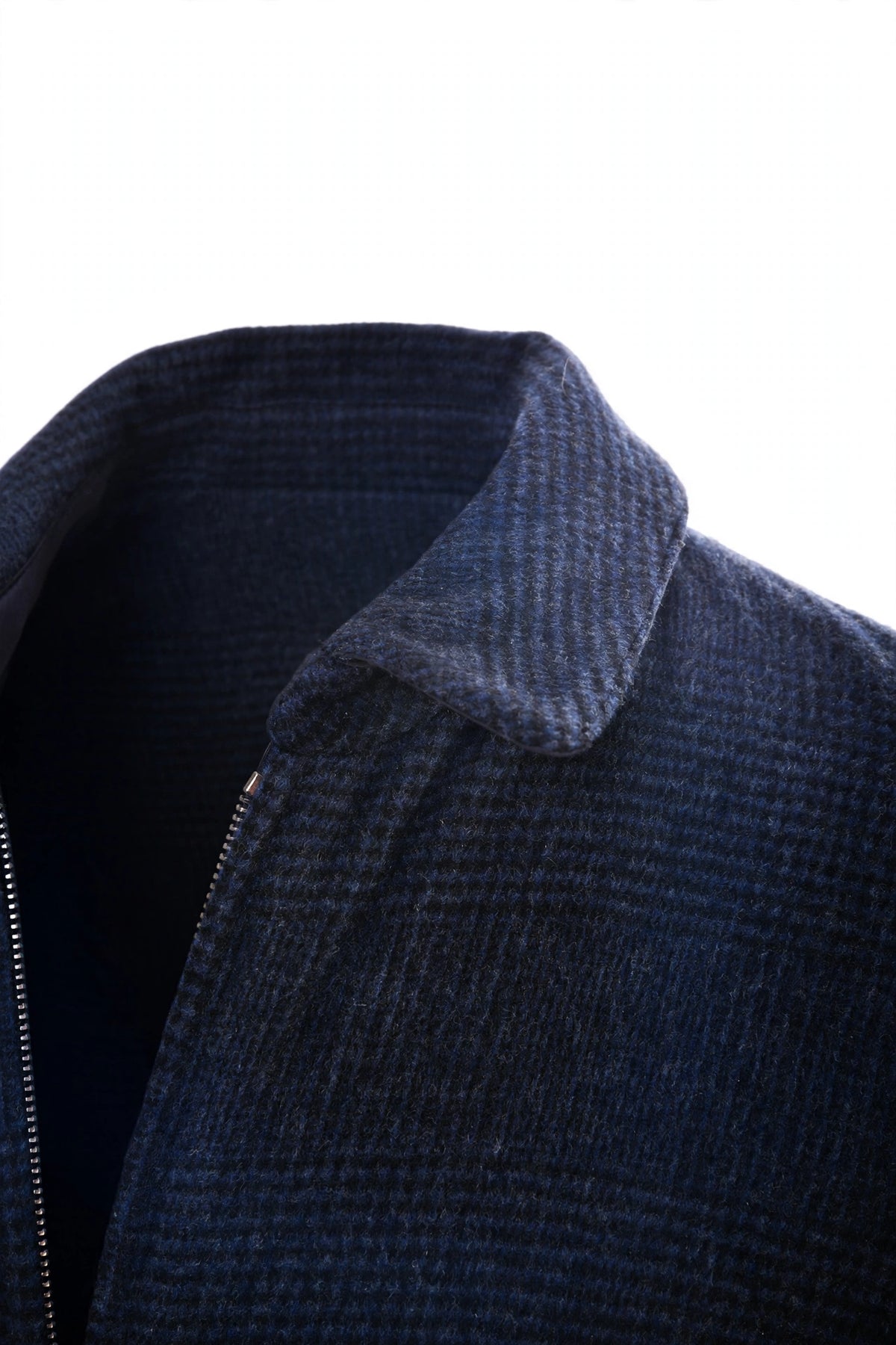 Kired by Kiton Brakk Prince of Wales Cashmere Reversible Jacket