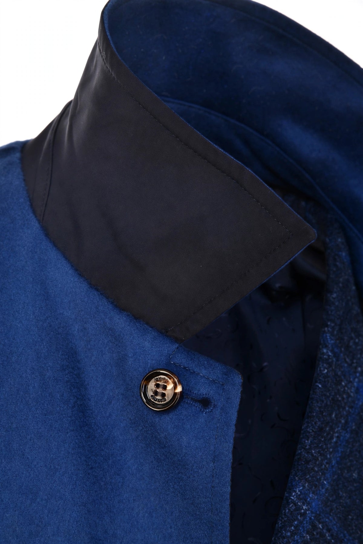 Kired by Kiton Peak Cashmere Reversible Raincoat