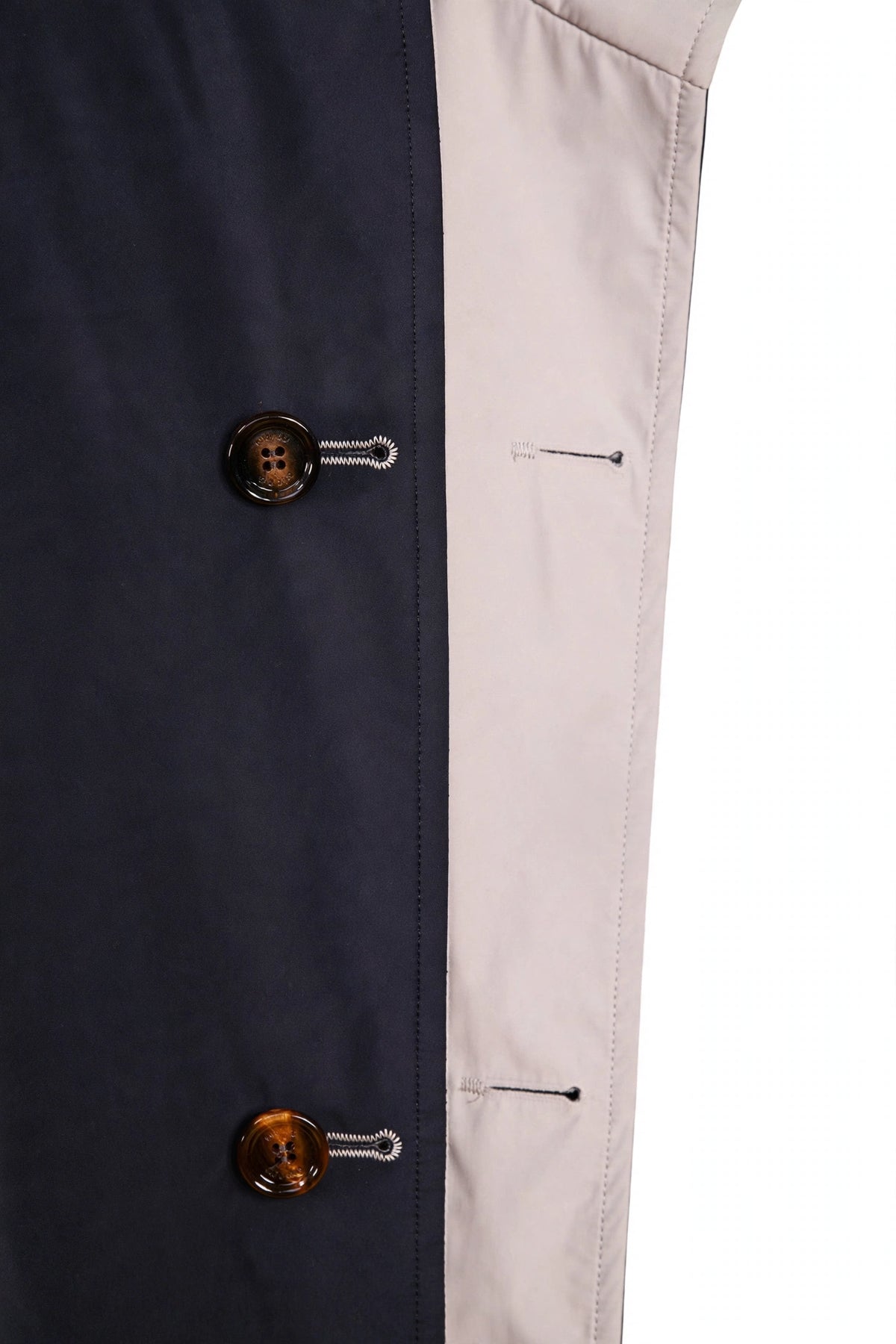 Kired by Kiton Peak Cashmere Reversible Raincoat