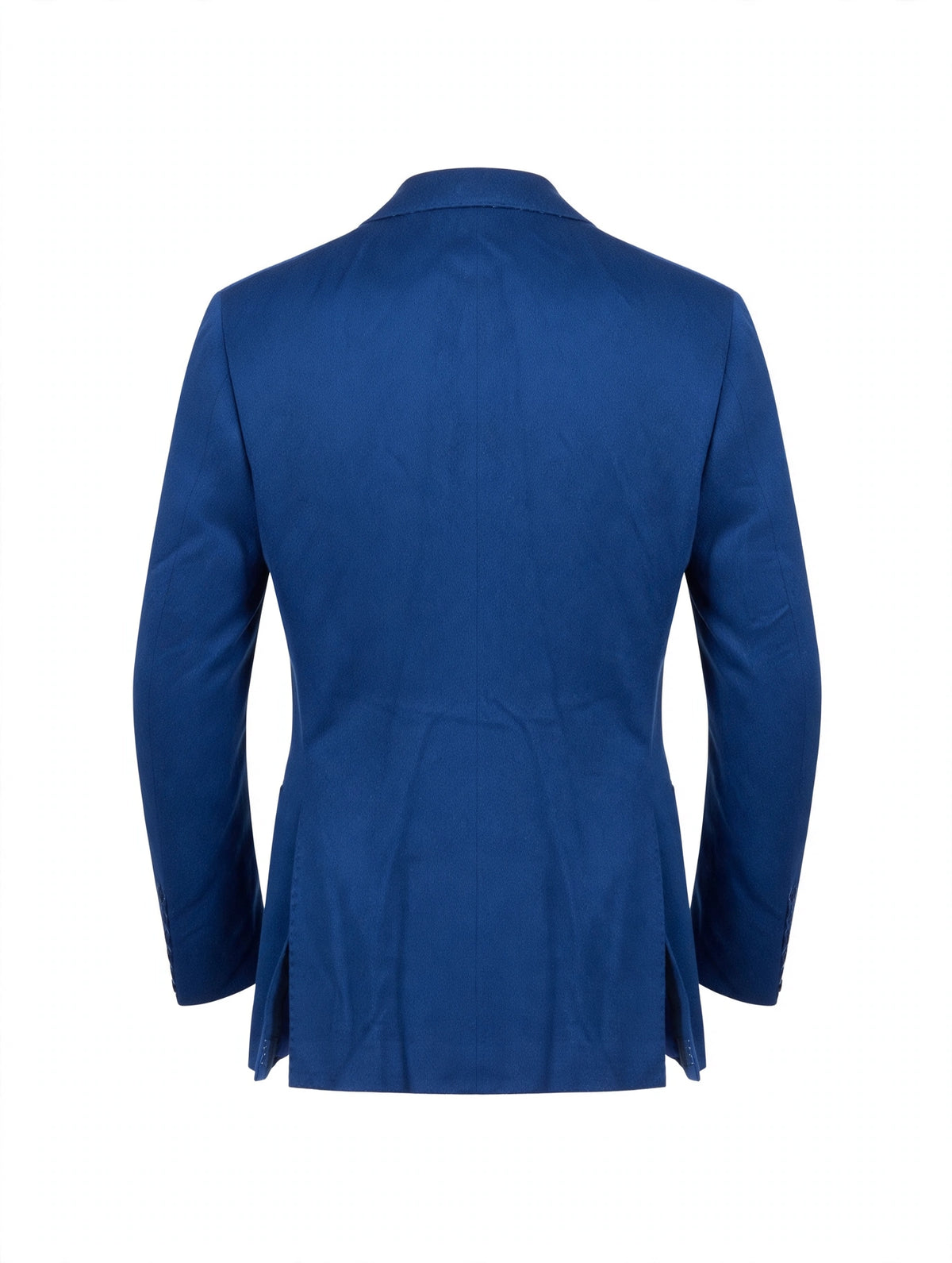 Sartorio royal blue cashmere tuxedo jacket, back