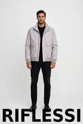 Bomam light jacket - model, Riflessi backdrop