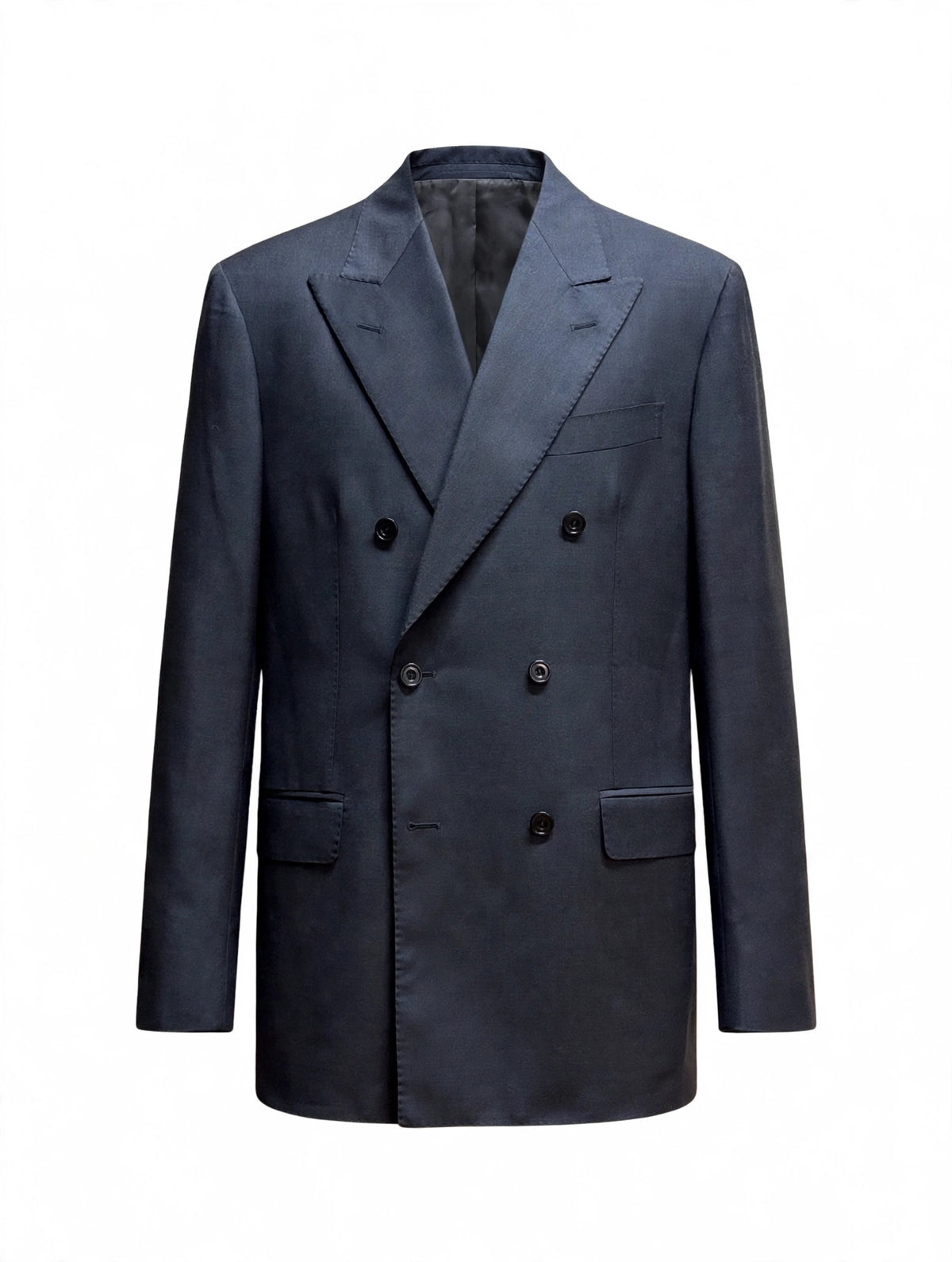 Sartorio dark grey double-breasted jacket, front