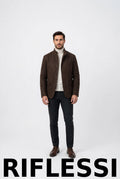ISIM jacket Brown - model