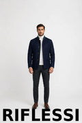 ISIM jacket Dark Blue - model