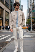 Kired Erik Lambskin Light Jacket — Beige