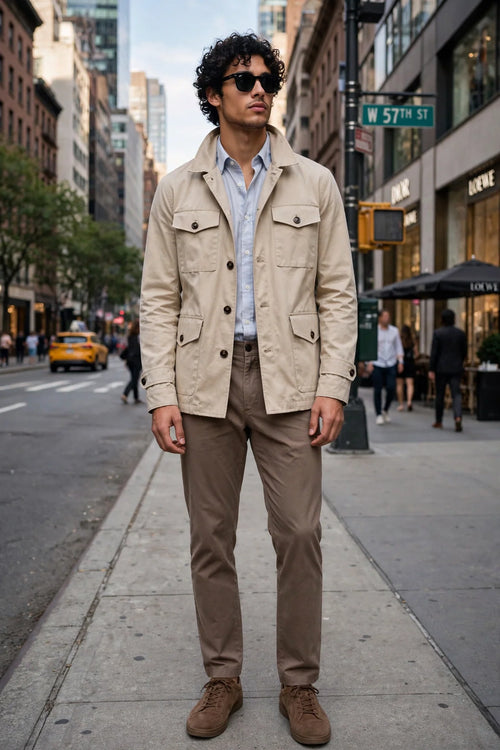 Kired Bugna Cotton Light Jacket — Beige