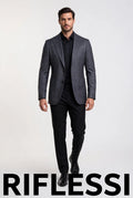 Sartorio Prince of Wales Virgin Wool Sport Jacket on model