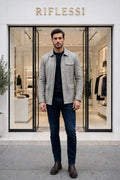 Kired YAWAL Lambskin Light Jacket — Light Grey