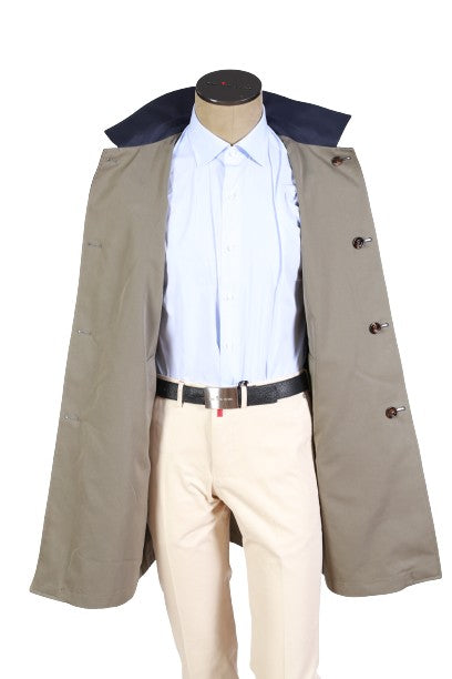 Kired by Kiton Ben Nylon Reversible Raincoat