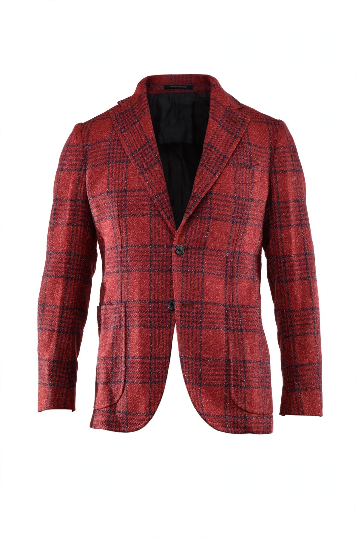 Sartorio Checked Virgin Wool-Silk Sport Jacket