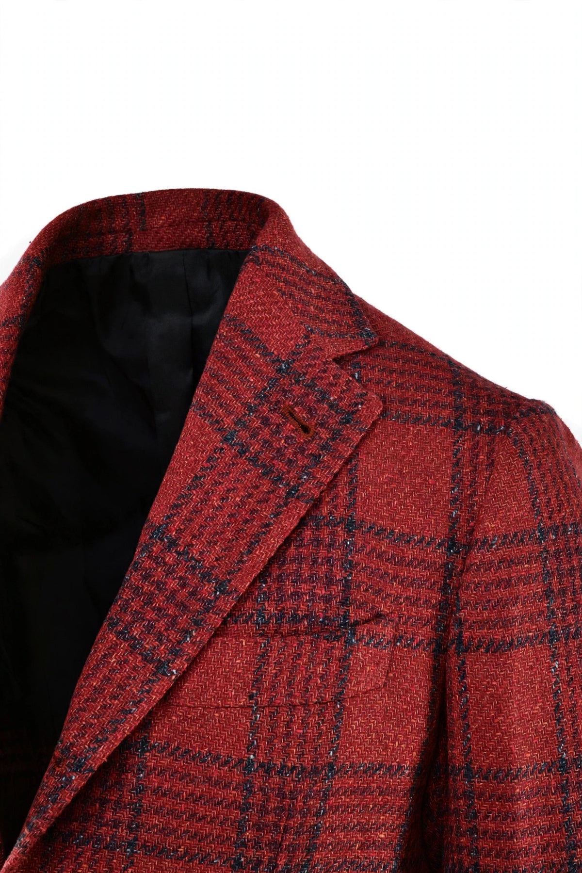Sartorio Checked Virgin Wool-Silk Sport Jacket