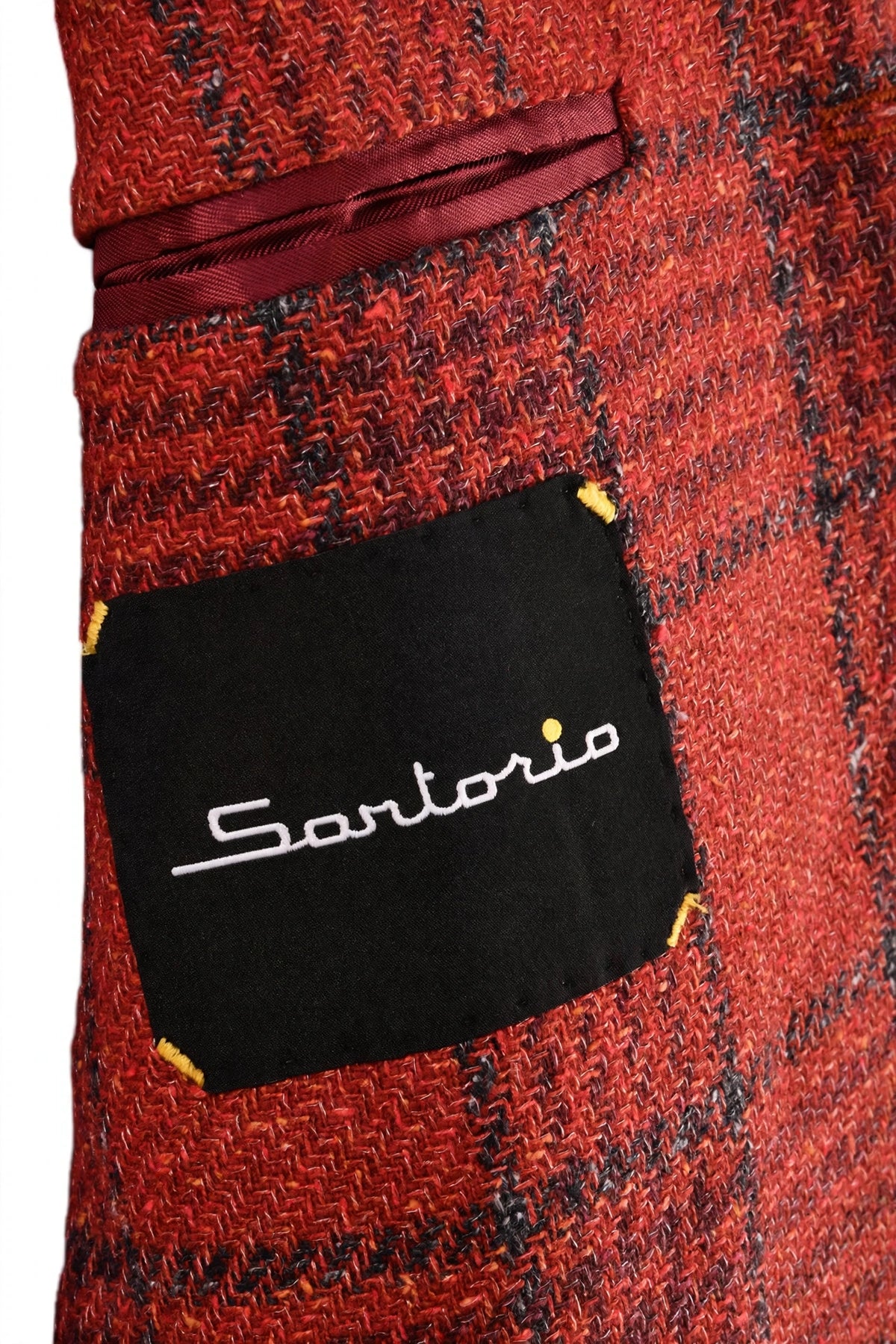 Sartorio Checked Virgin Wool-Silk Sport Jacket