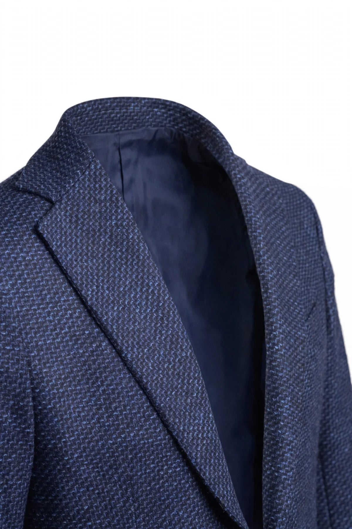 Sartorio Woven Virgin Wool-Cotton-Silk Sport Jacket — Royal Blue